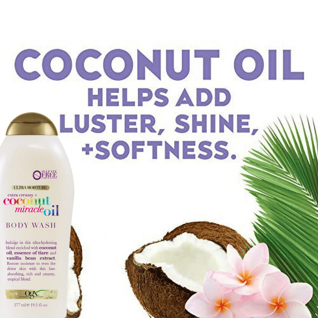 Look Alyfe OGX Coconut Miracle Oil Ultra Moisture Body Wash - 577ml