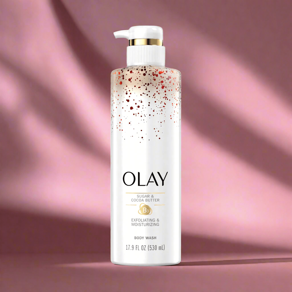 Look Alyfe Olay Exfoliating & Moisturizing Body Wash with Sugar, Cocoa Butter & Vitamin B3 - 530ml