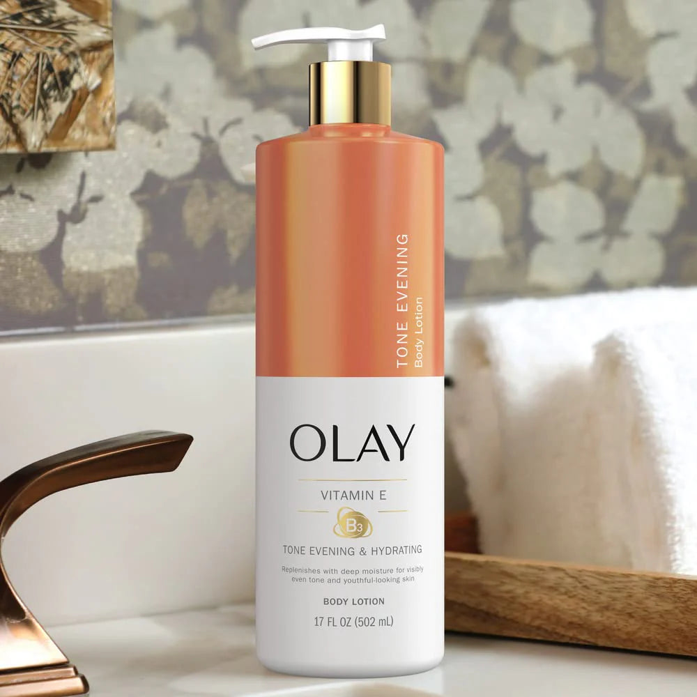 Look Alyfe Olay Tone Evening and Hydrating Body Lotion With Vitamin E - 502ml