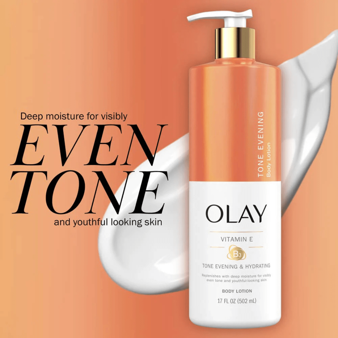 Look Alyfe Olay Tone Evening and Hydrating Body Lotion With Vitamin E - 502ml