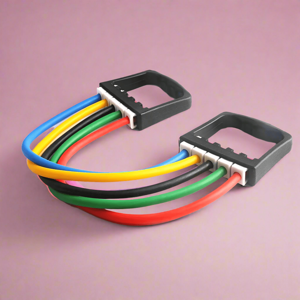 Look Alyfe Proesce Adjustable 5-Spring Chest Expander Pull Strap