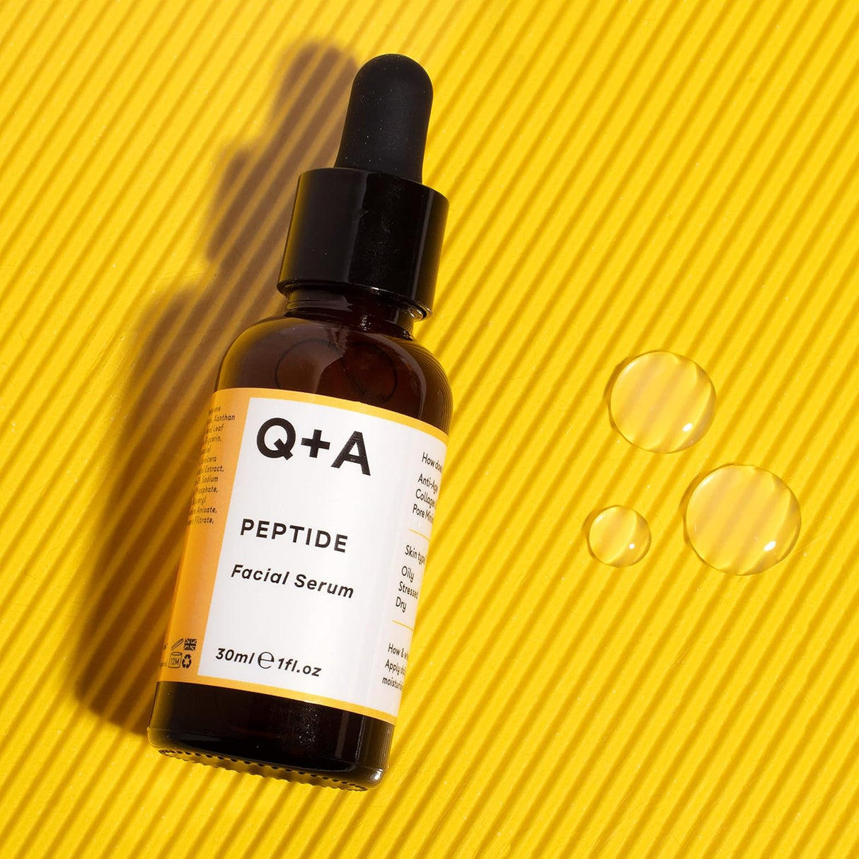 Look Alyfe Q+A Peptide Facial Serum - 30ml