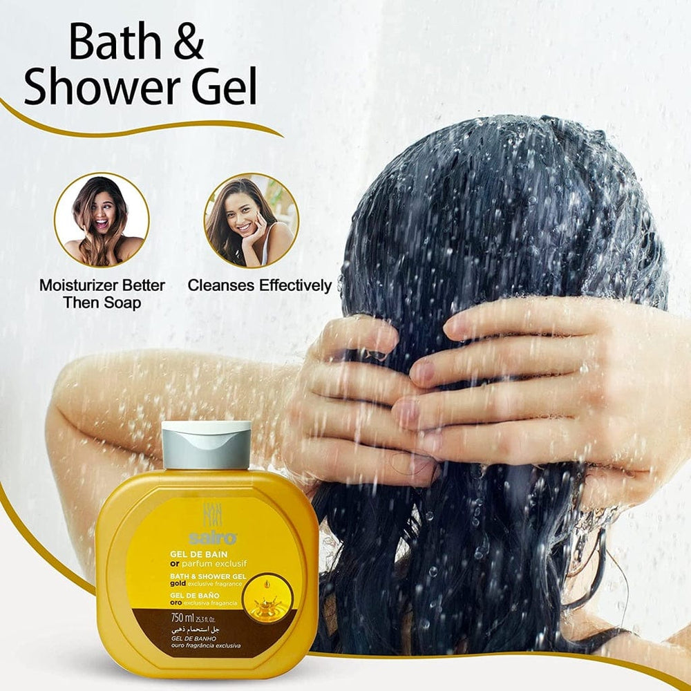 Look Alyfe Sairo Gold Exclusive Fragrance Bath And Shower Gel - 750ml