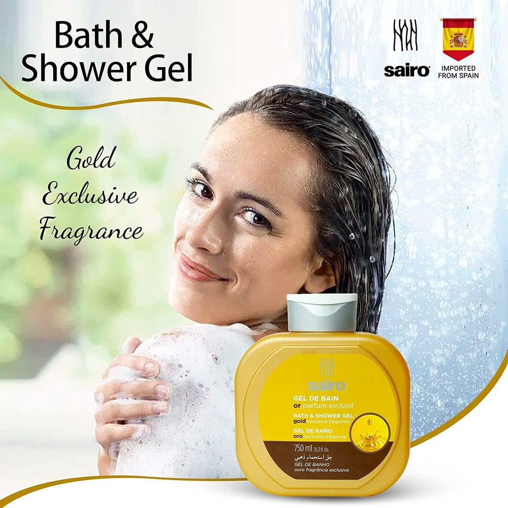 Look Alyfe Sairo Gold Exclusive Fragrance Bath And Shower Gel - 750ml