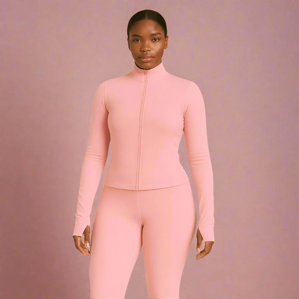 Look Alyfe Sculpt ContourFit 3-Piece Activewear Set - Zip Jacket, Sports Bra & Leggings