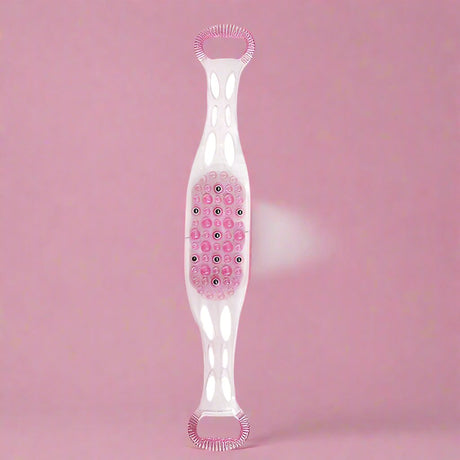 Look Alyfe Silicone Dual Sided Body & Back Scrubber and Massage Belt for Shower