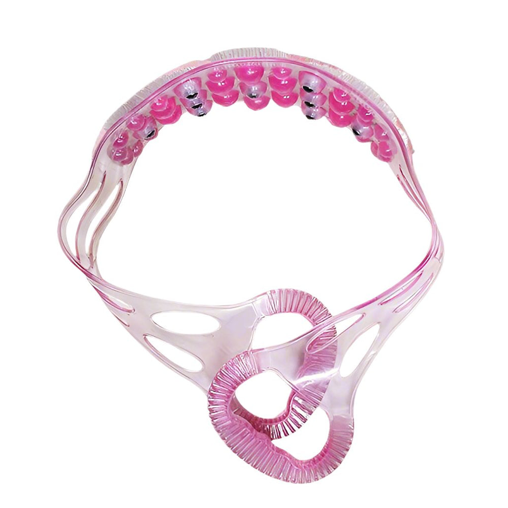 Look Alyfe Silicone Dual Sided Body & Back Scrubber and Massage Belt for Shower