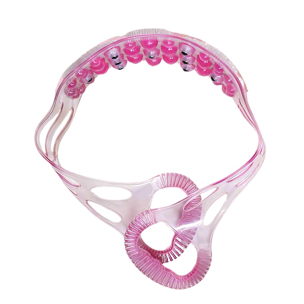 Look Alyfe Silicone Dual Sided Body & Back Scrubber and Massage Belt for Shower