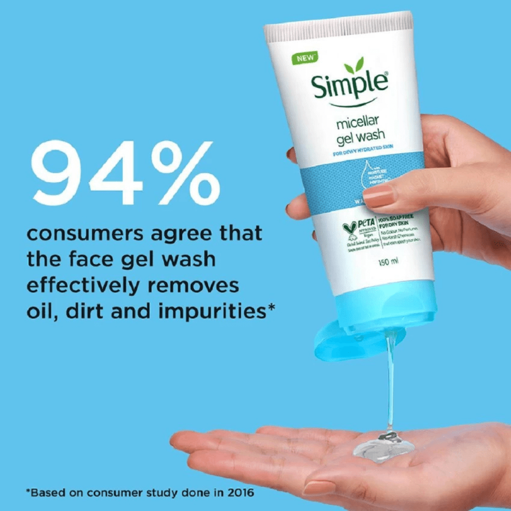 Look Alyfe Simple Micellar Facial Gel Wash - 150ml