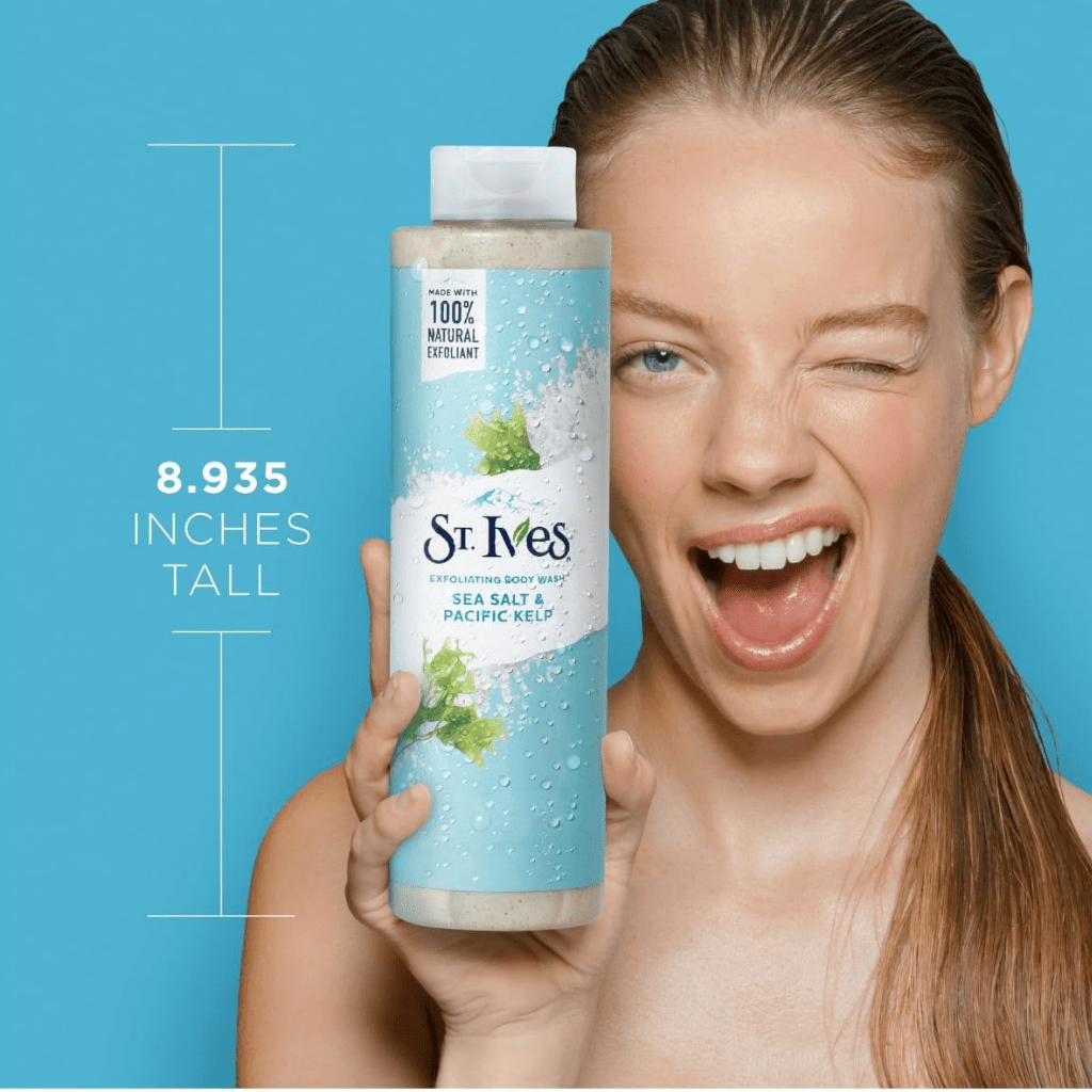 Look Alyfe St Ives Exfoliating Body Wash Sea Salt & Pacific Kelp - 650ml