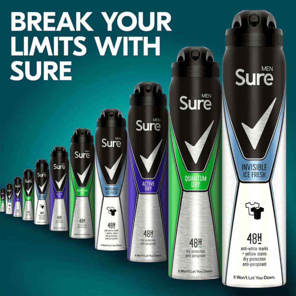 Look Alyfe Sure Men Invisible Ice Fresh Deodorant Body Spray - 250ml