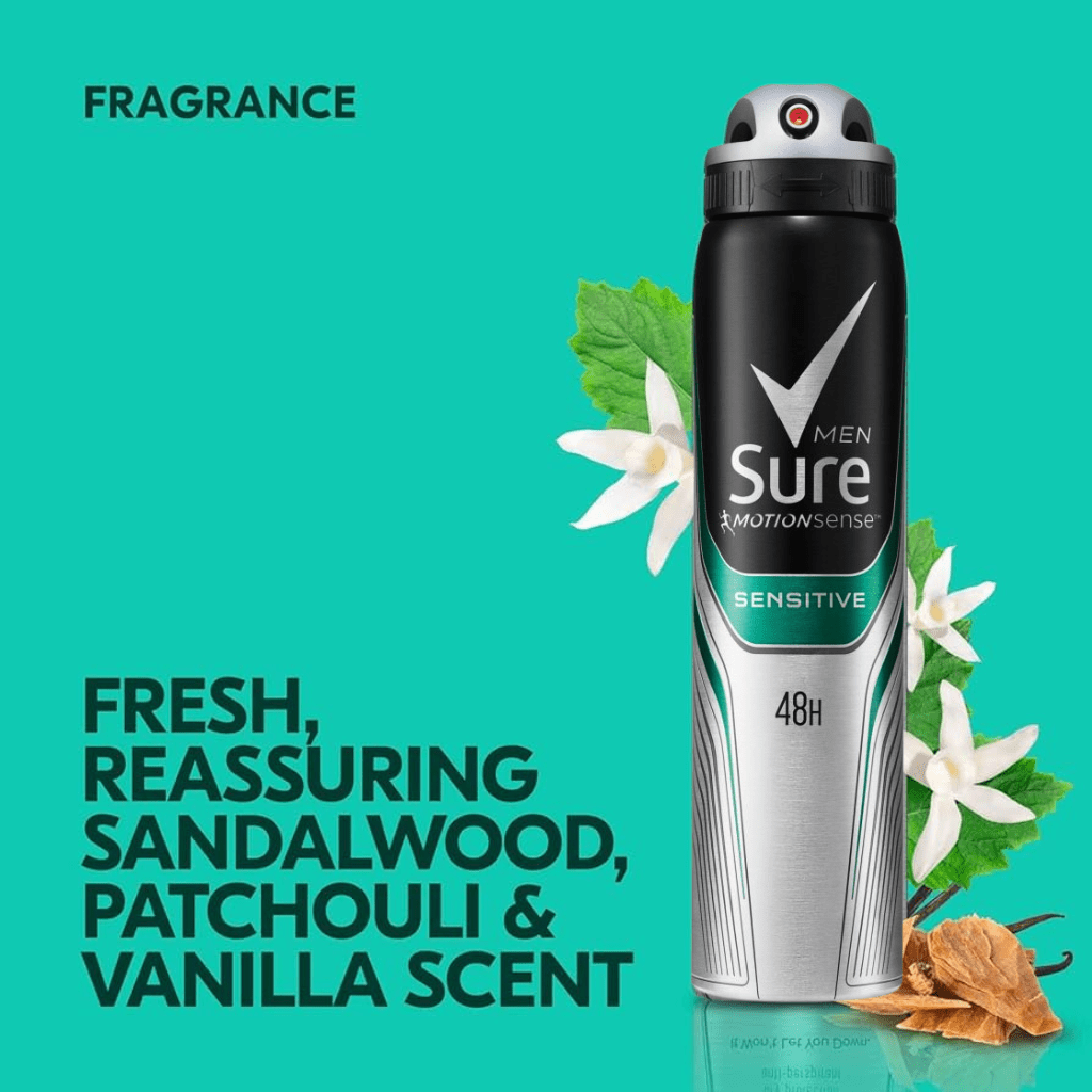 Look Alyfe Sure Men Sensitive Deodorant Body Spray - 250ml