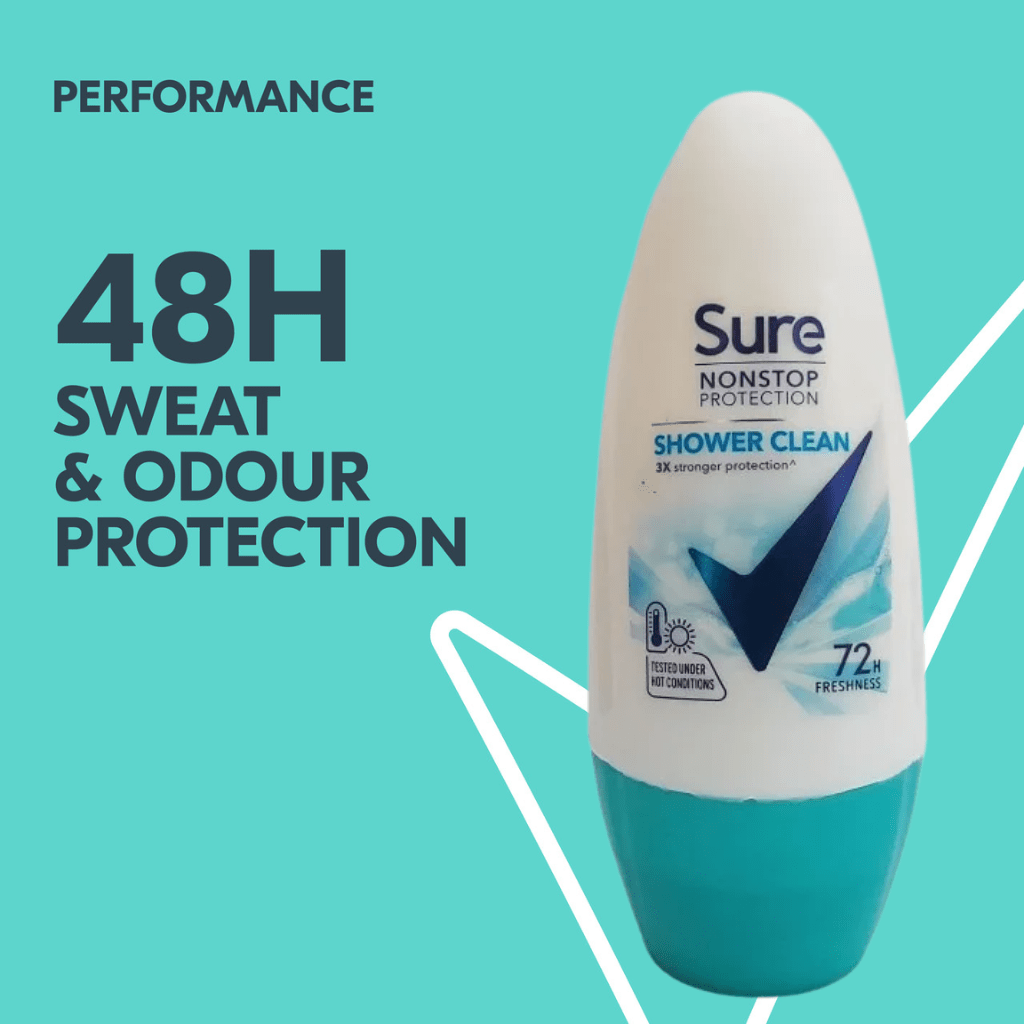 Look Alyfe Sure Women Shower Clean Anti-Perspirant Roll-on - 50ml