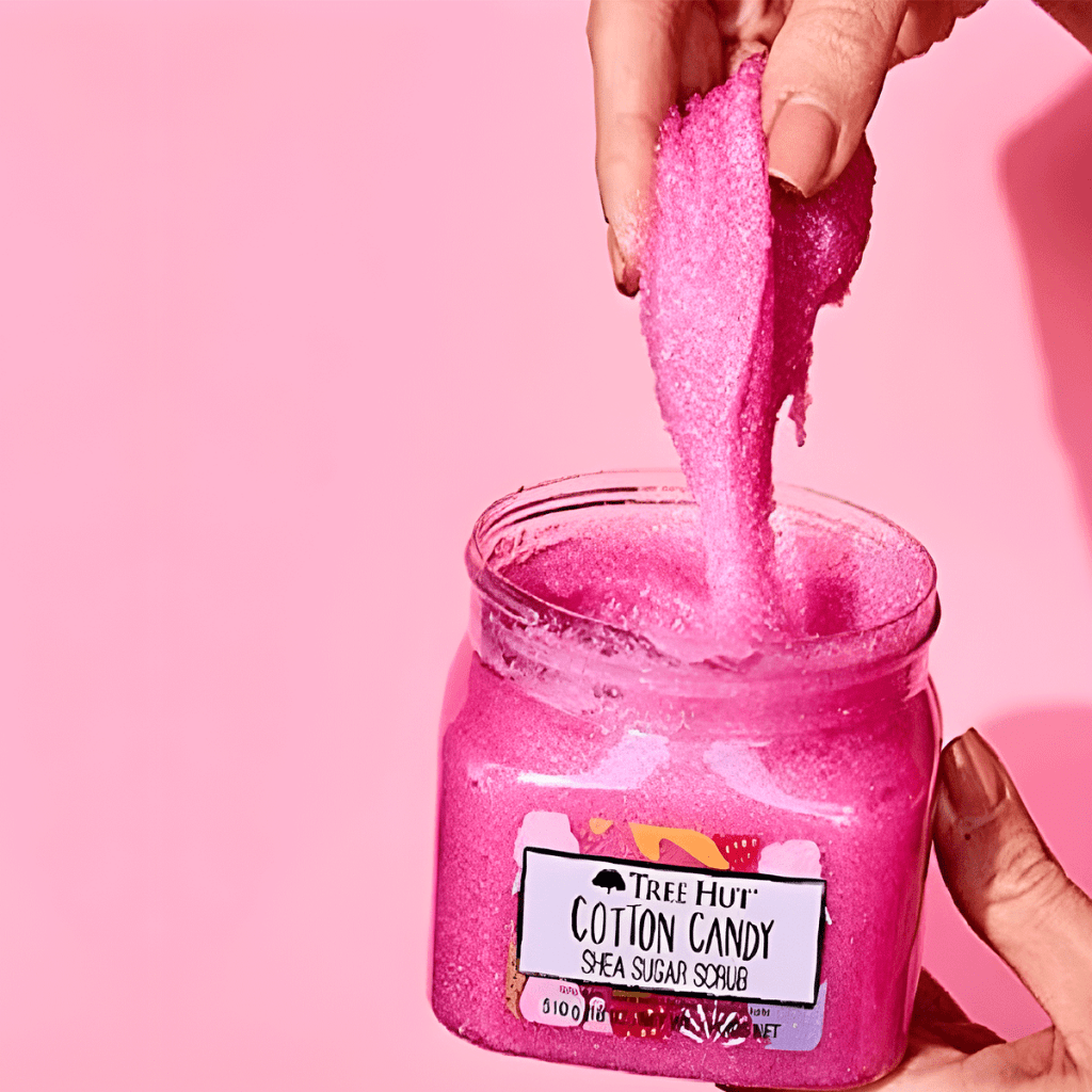 Look Alyfe Tree Hut Cotton Candy Shea Sugar Scrub - 510g