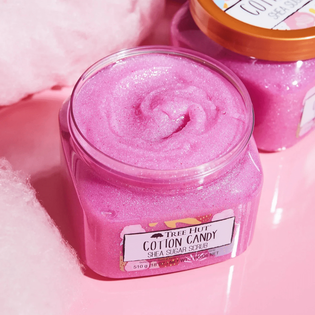 Look Alyfe Tree Hut Cotton Candy Shea Sugar Scrub - 510g
