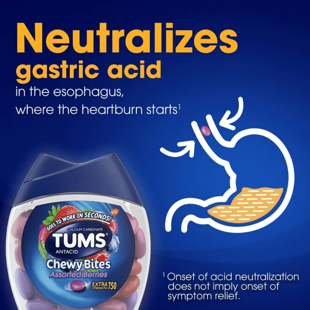 Look Alyfe Tums Chewy Antacid Bites - 750mg