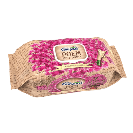 Look Alyfe Ultra Compact Italian Bougainvillea Poem Wet Wipes
