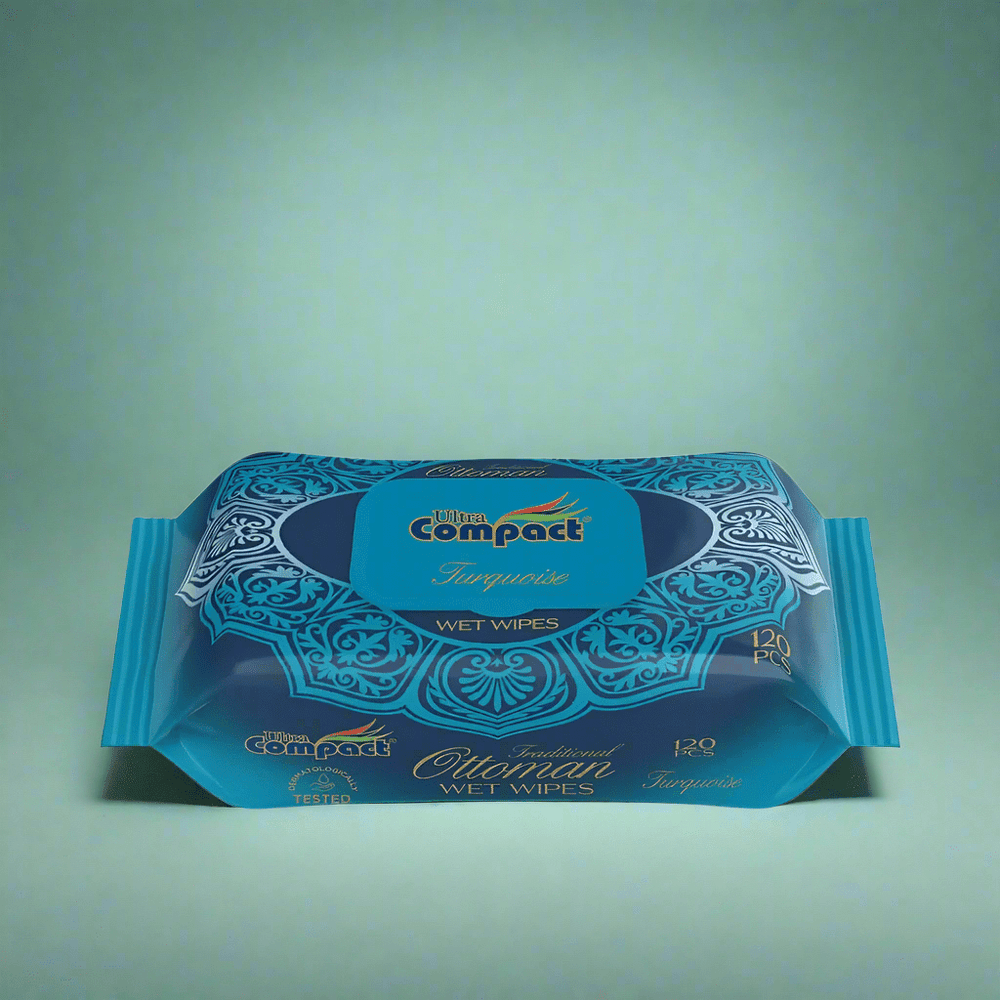 Look Alyfe Ultra Compact Traditional Ottoman Wet Wipes - 120 Sheets
