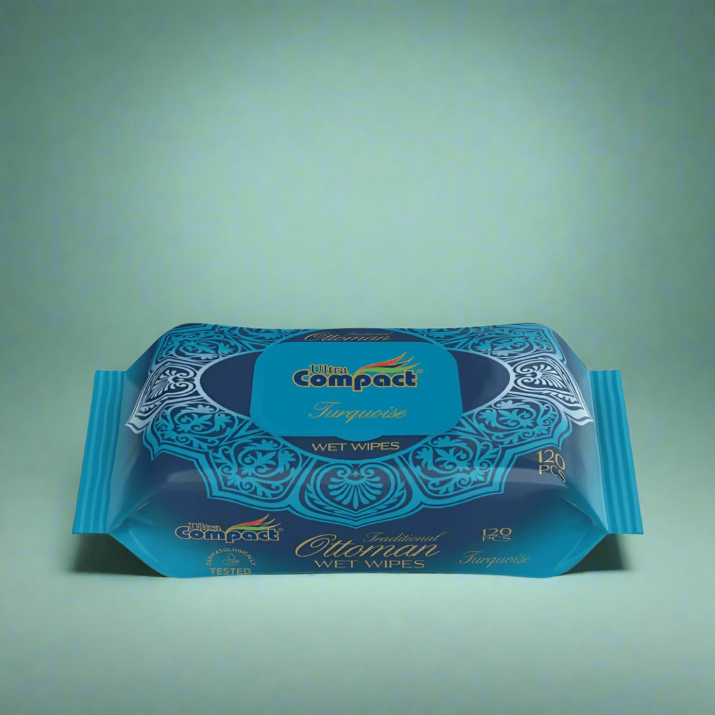Look Alyfe Ultra Compact Traditional Ottoman Wet Wipes - 120 Sheets