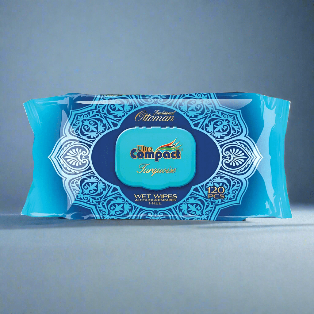 Look Alyfe Ultra Compact Traditional Ottoman Wet Wipes - 120 Sheets