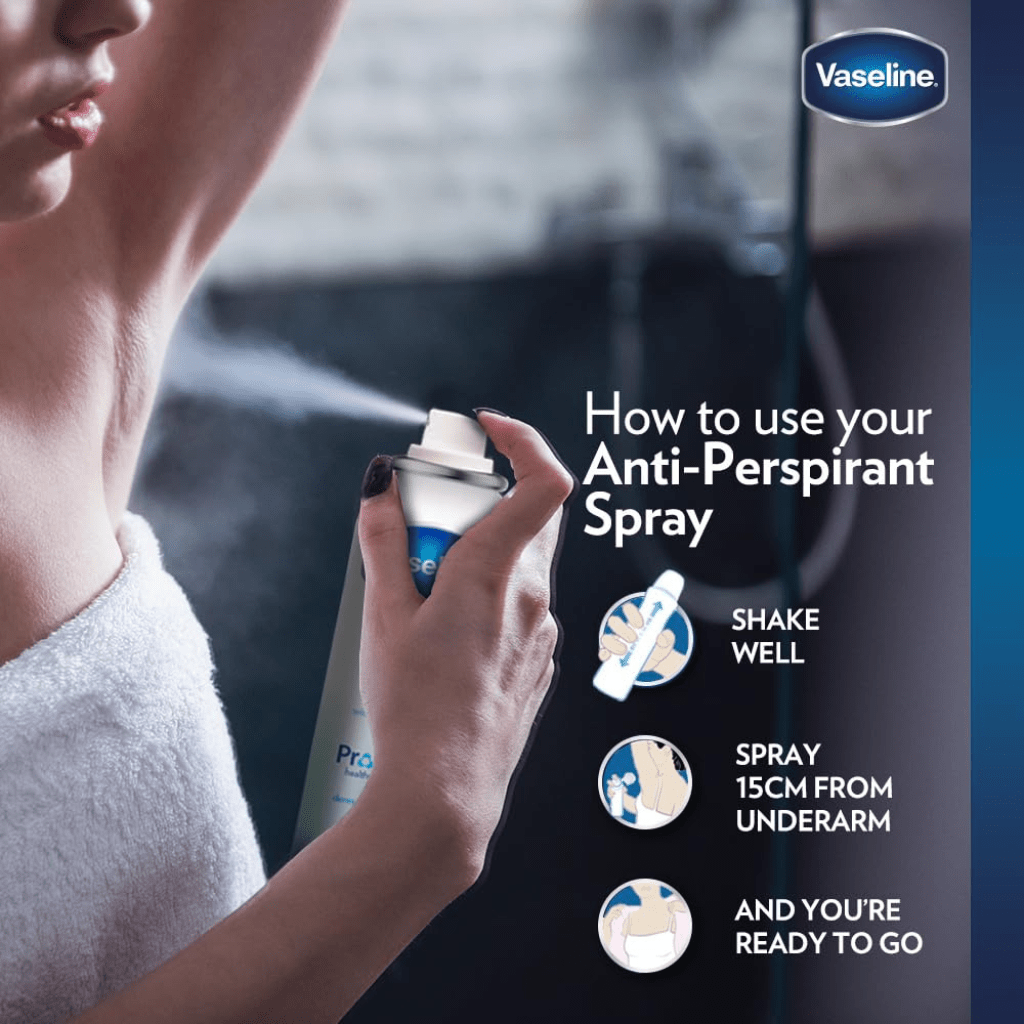 Look Alyfe Vaseline Active Fresh Anti-Perspirant Deodorant Body Spray - 250ml