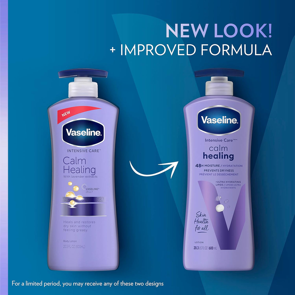 Look Alyfe Vaseline Intensive Care Calm Healing Lotion - 600ml