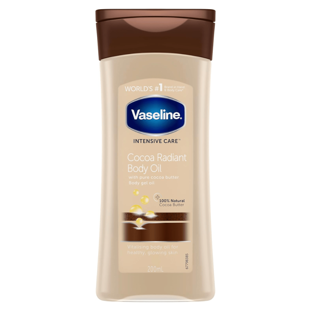 Look Alyfe Vaseline Intensive Care Cocoa Radiant Body Oil - 200ml