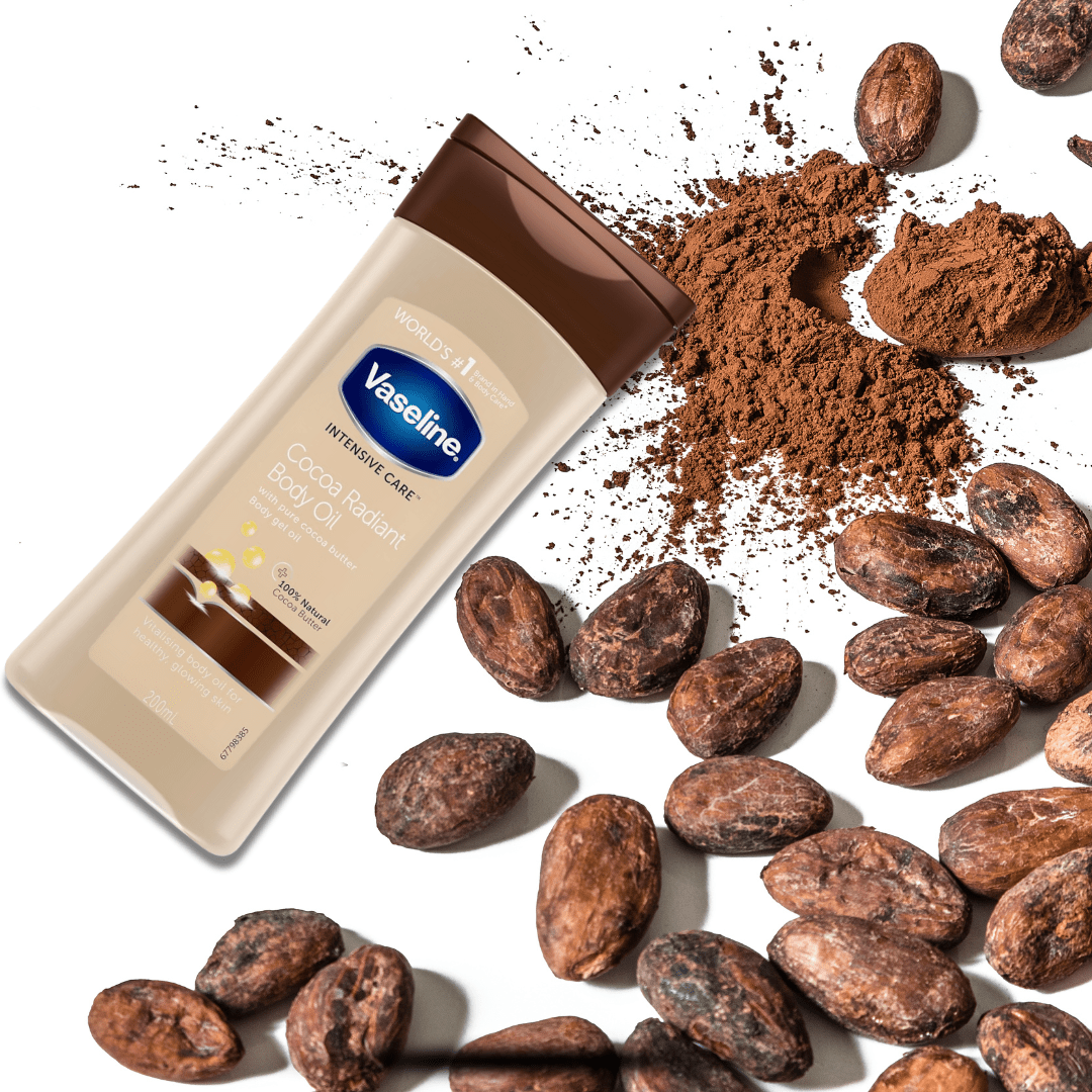 Look Alyfe Vaseline Intensive Care Cocoa Radiant Body Oil - 200ml