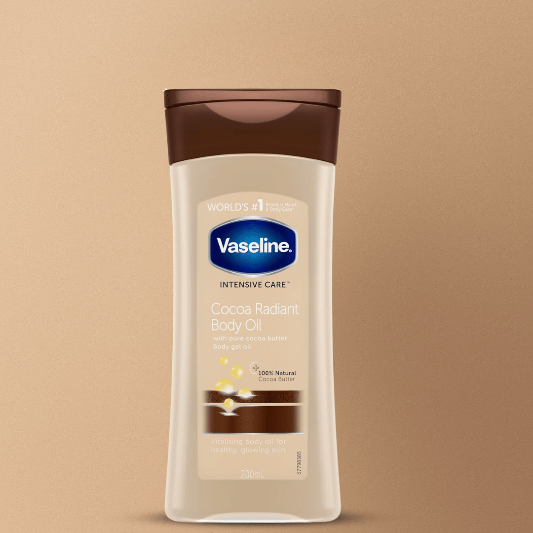 Look Alyfe Vaseline Intensive Care Cocoa Radiant Body Oil - 200ml