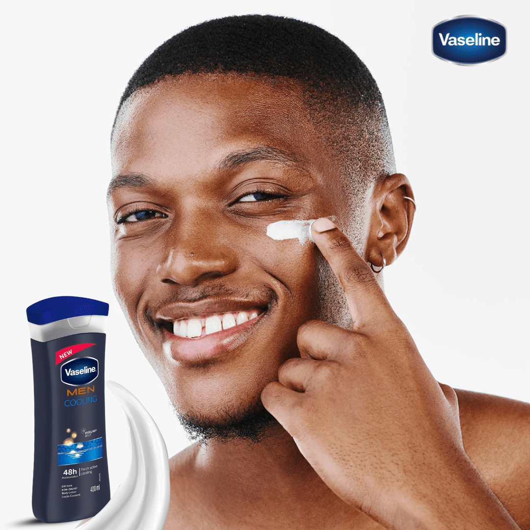 Look Alyfe Vaseline Intensive Care Men Cooling Moisturizing Body Lotion - 400ml