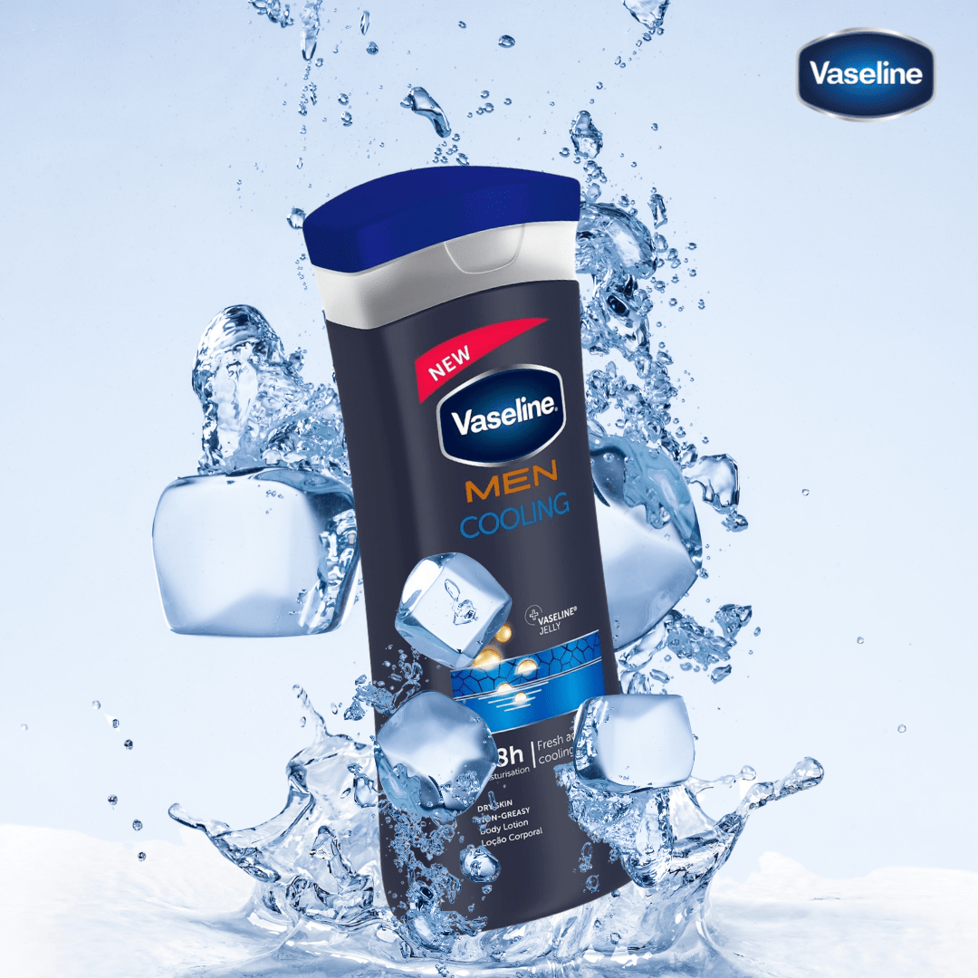 Look Alyfe Vaseline Intensive Care Men Cooling Moisturizing Body Lotion - 400ml