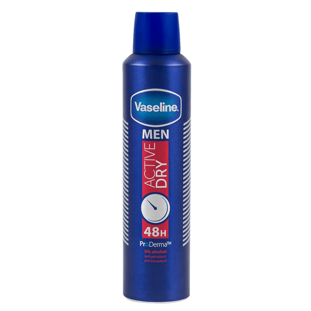 Look Alyfe Vaseline Men Active Dry Anti-Perspirant Deodorant Body Spray - 250ml