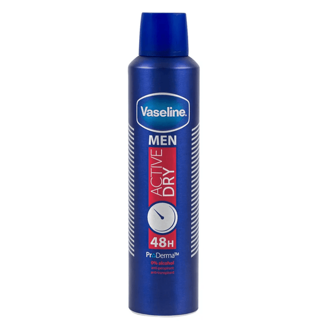 Look Alyfe Vaseline Men Active Dry Anti-Perspirant Deodorant Body Spray - 250ml