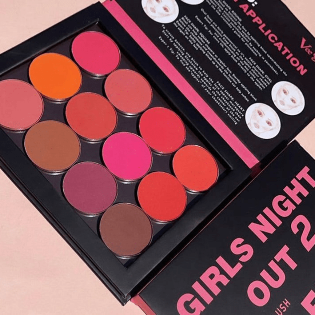 Look Alyfe Vee Beauty Girls Night Out 2 Blush Palette