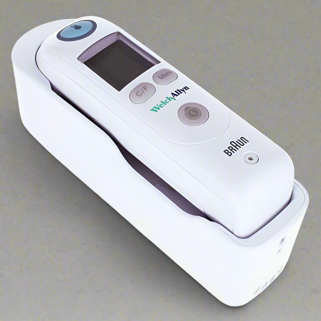 Look Alyfe Welch Allyn Braun ThermoScan Ear Thermometer with Large Cradle- PRO 6000