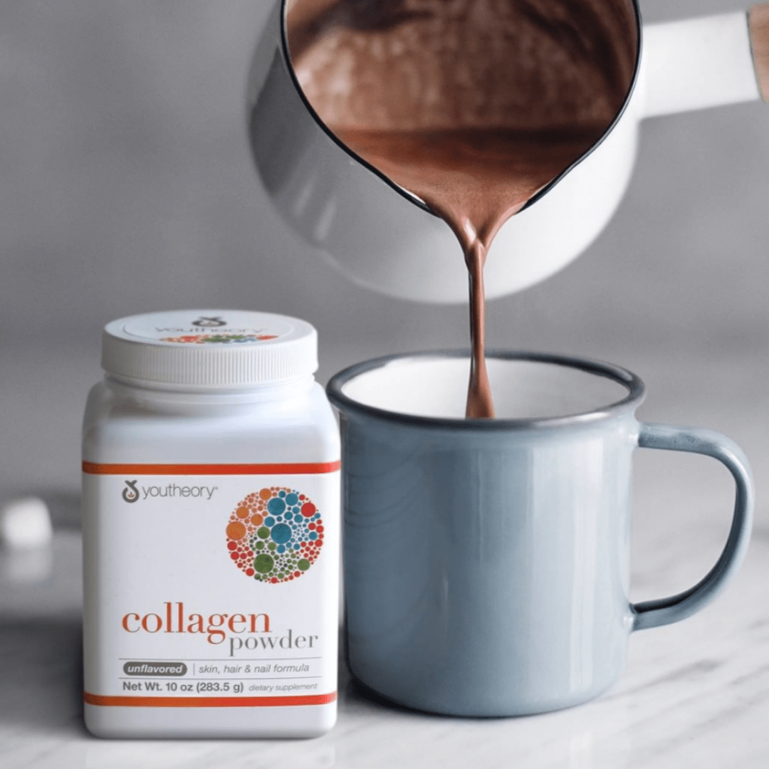 Look Alyfe Youtheory Collagen Plus Biotin Powdered Unflavoured Supplement - 283.5g