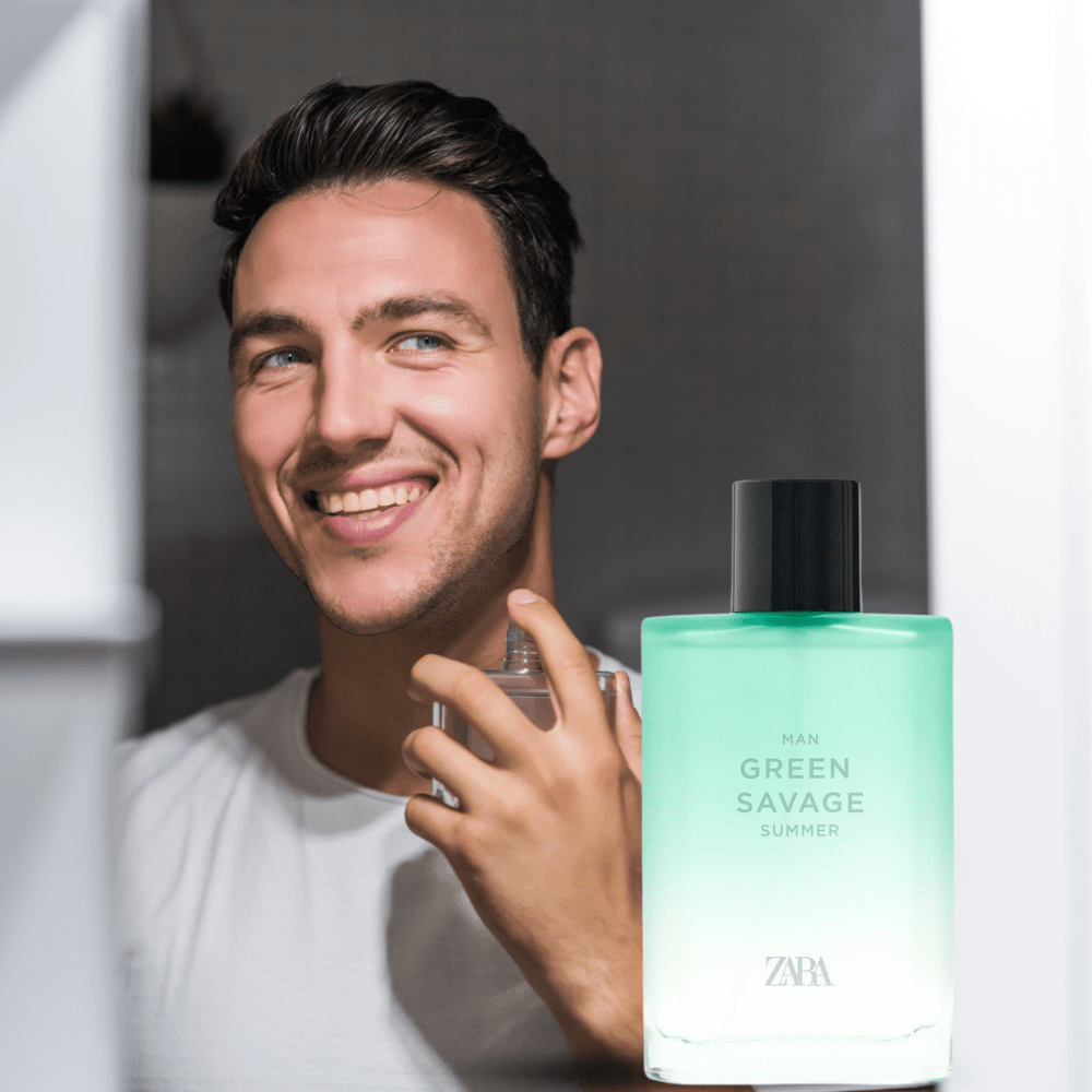 Look Alyfe Zara Green Savage Summer Eau de Toilette For Men 90ml