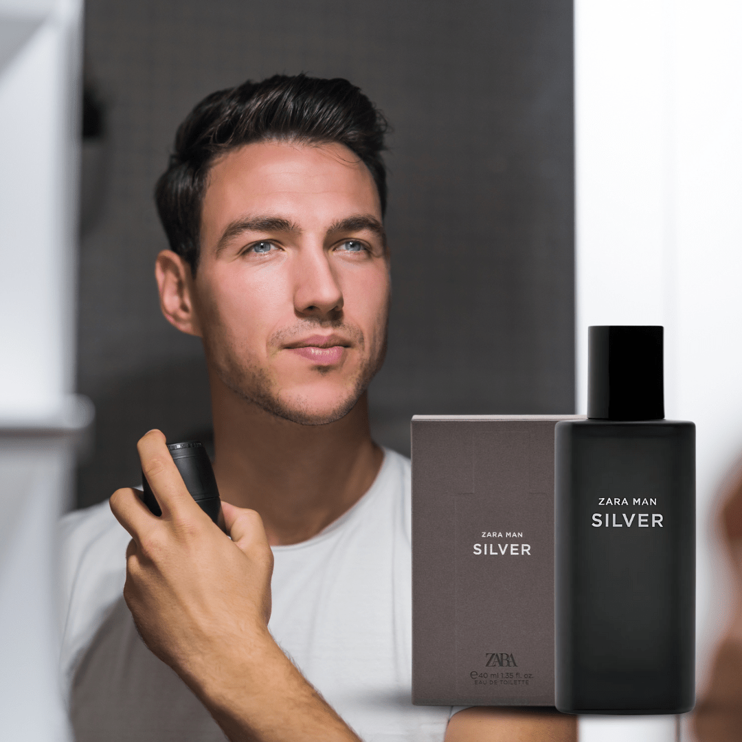 Look Alyfe Zara Silver Cologne Eau De Toilette For Men - 40ml