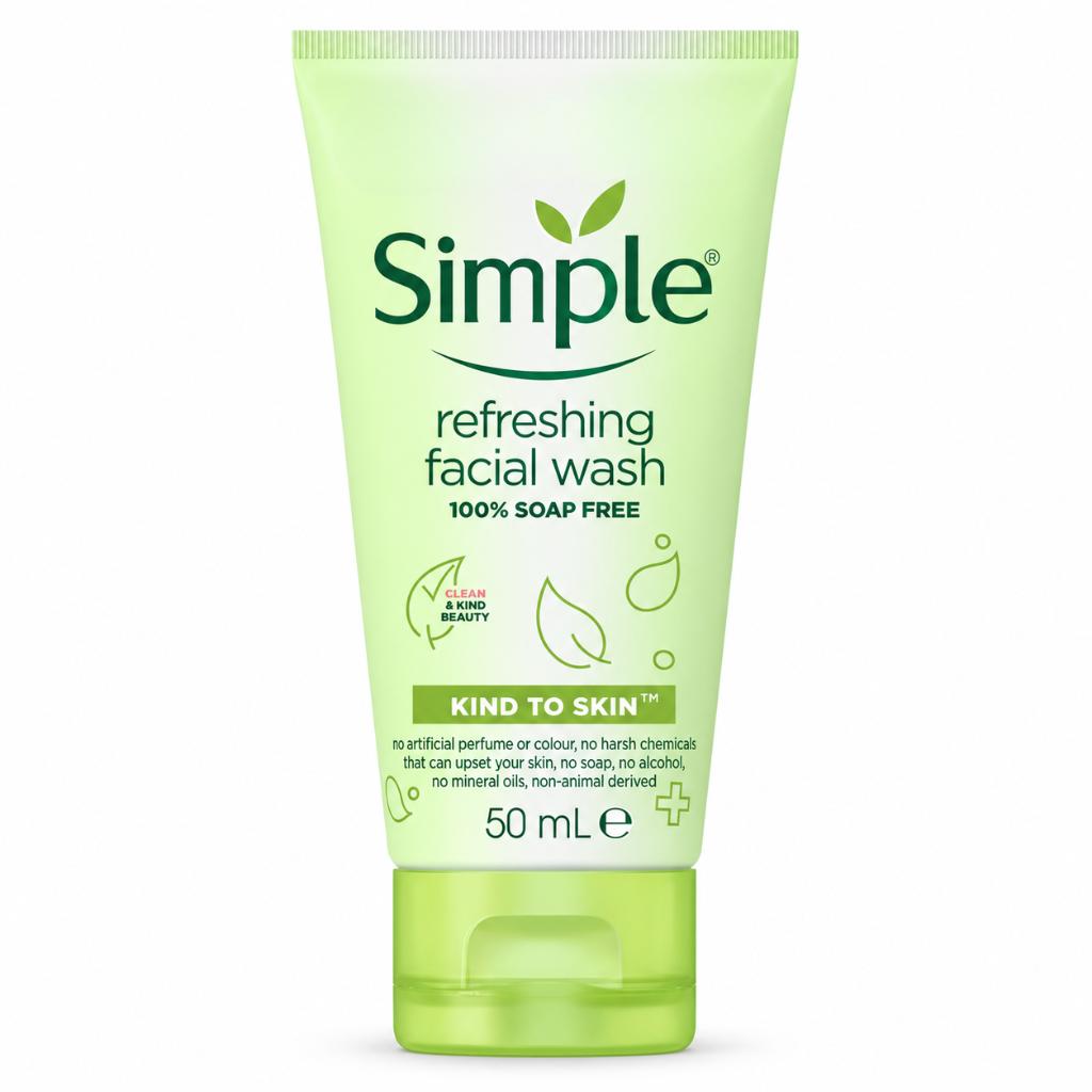 Simple Kind to Skin Refreshing Facial Gel Wash 50ml