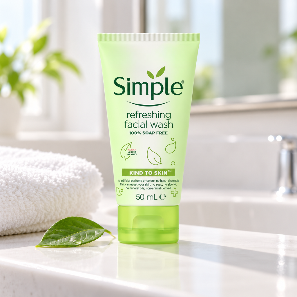 Simple Kind to Skin Refreshing Facial Gel Wash 50ml