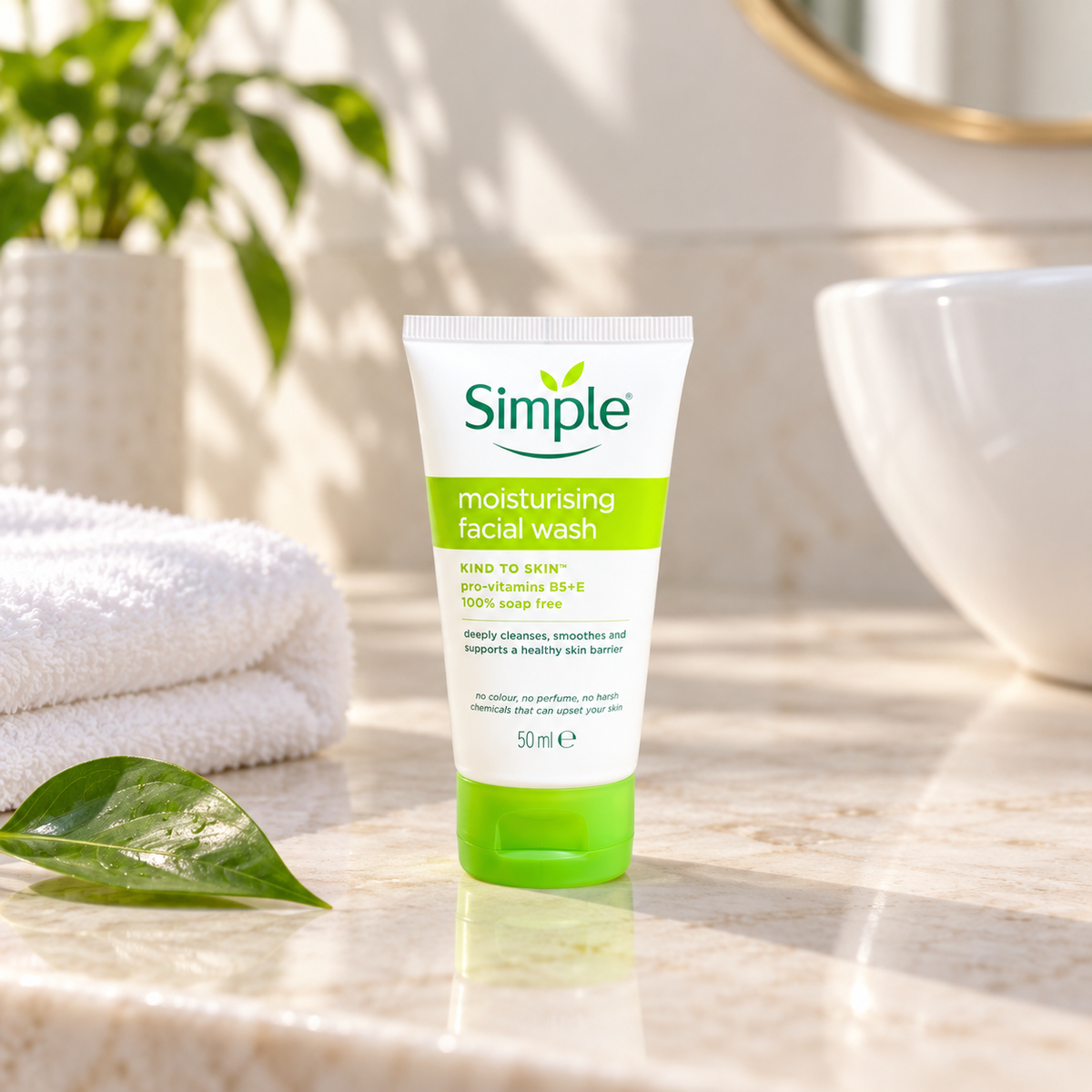 Simple Kind to Skin Moisturising Face Wash 50ml