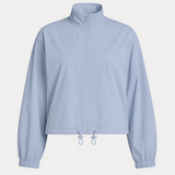 Look Alyfe AeroLite Drawcord Zip-Up Windbreaker Jacket - Sky Blue