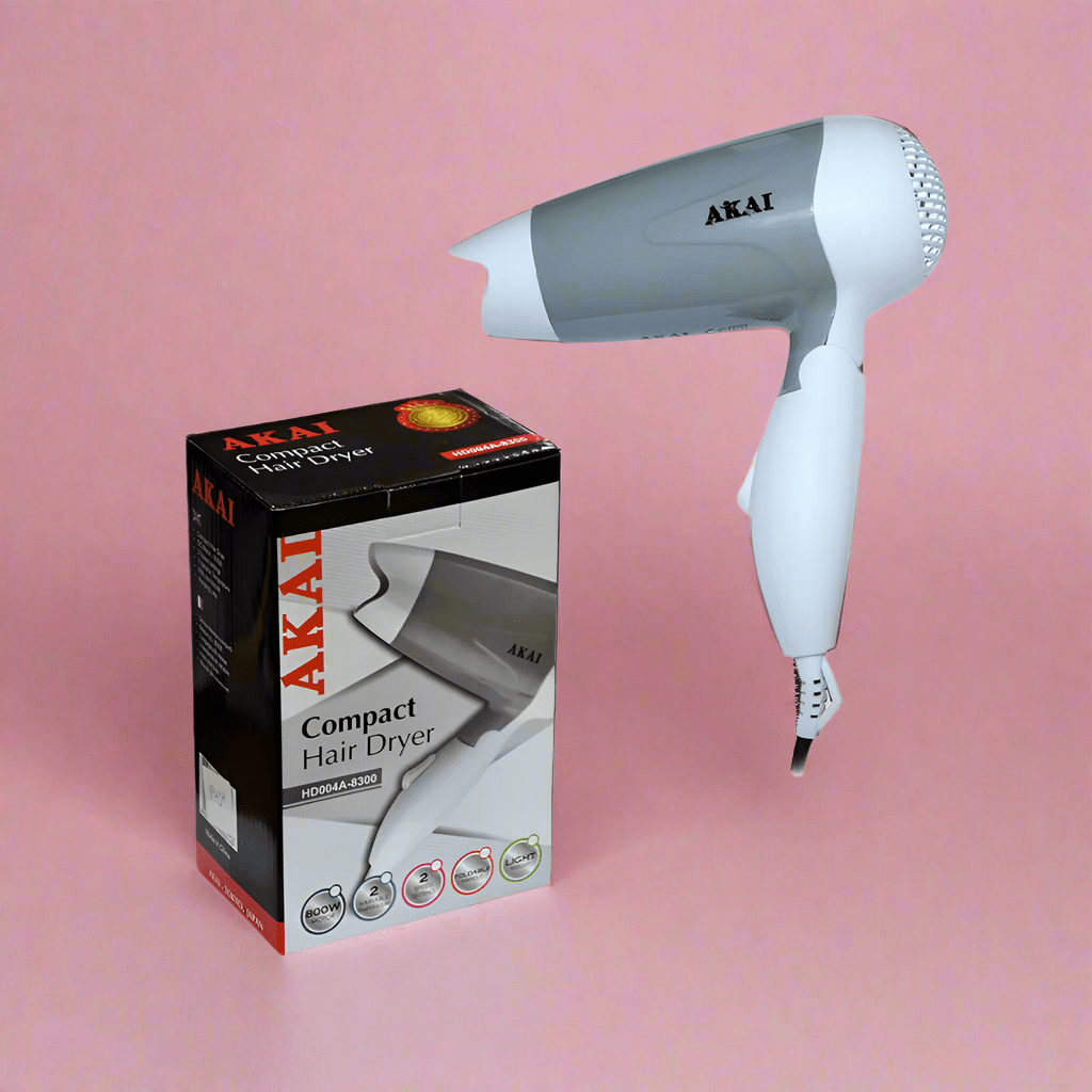 Look Alyfe Akai Compact Hair Dryer 800W - HD004A-8300