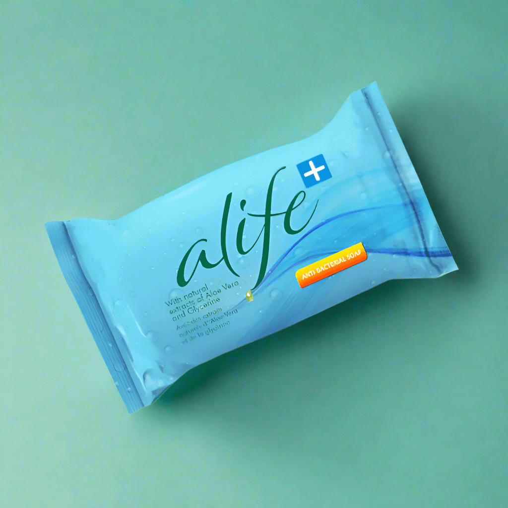 Look Alyfe Alife Anti-Bacterial Bar Soap With Glycerine And Aloe Vera - 100g