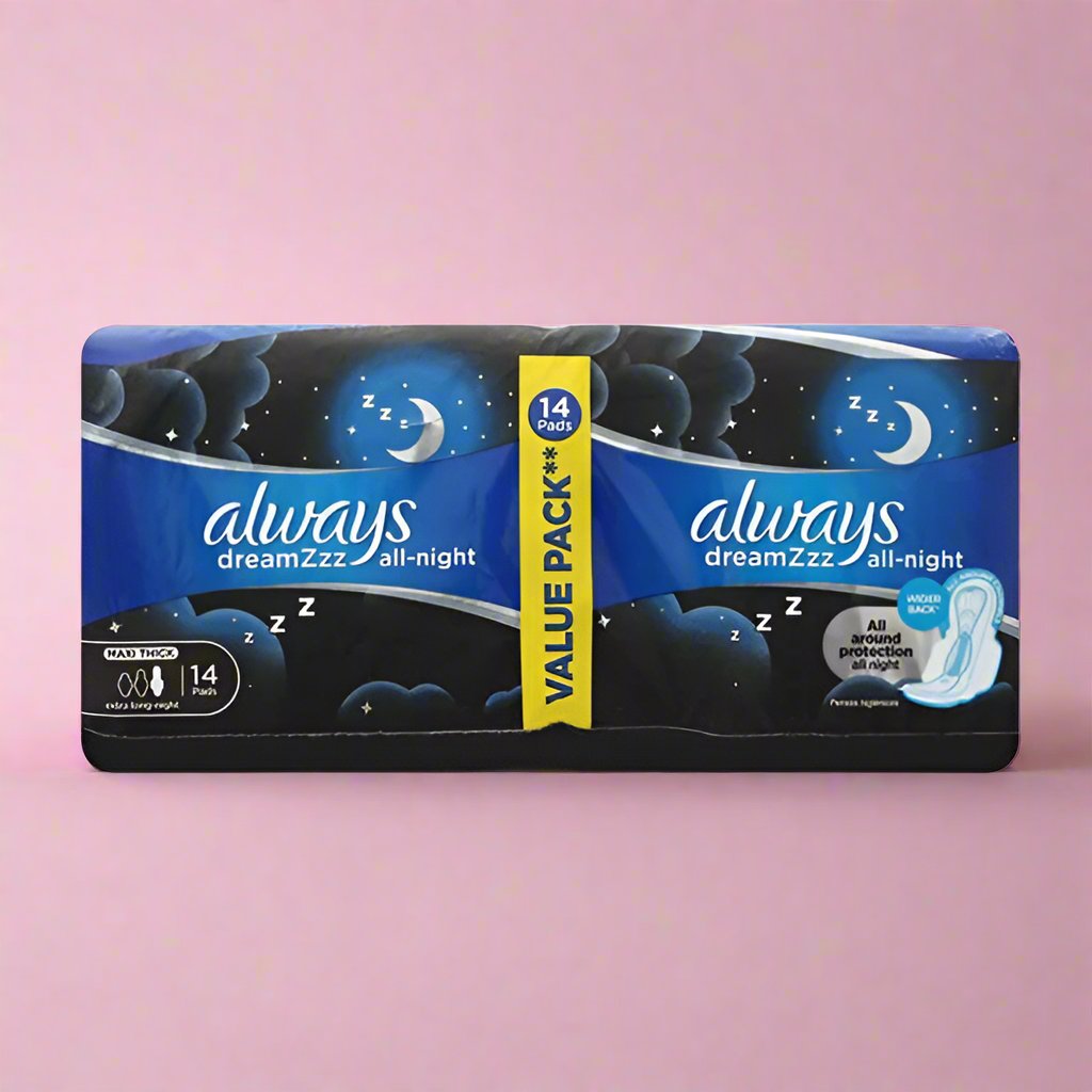 Look Alyfe Always Dream 14-Pieces All Night Maxi Thick Extra Long Sanitary Pads