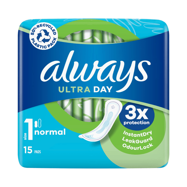 Look Alyfe Always Ultra 15-Pieces Normal Size 1 Sanitary Pads