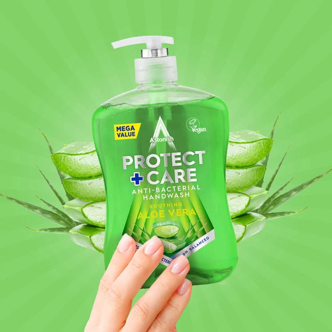 Look Alyfe Astonish Protect Care Anti-Bacterial Hand Wash With Aloe Vera - 600ml