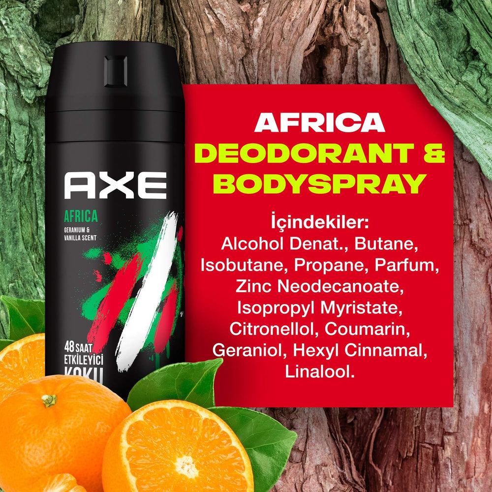 Buy Axe Africa Deodorant Body Spray - 150ml | Shop Deodorants Online