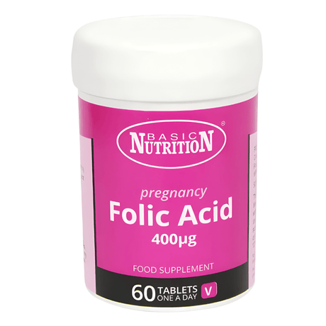 Look Alyfe Basic Nutrition 400Mcg Pregnancy Folic Acid - 60 Tablets