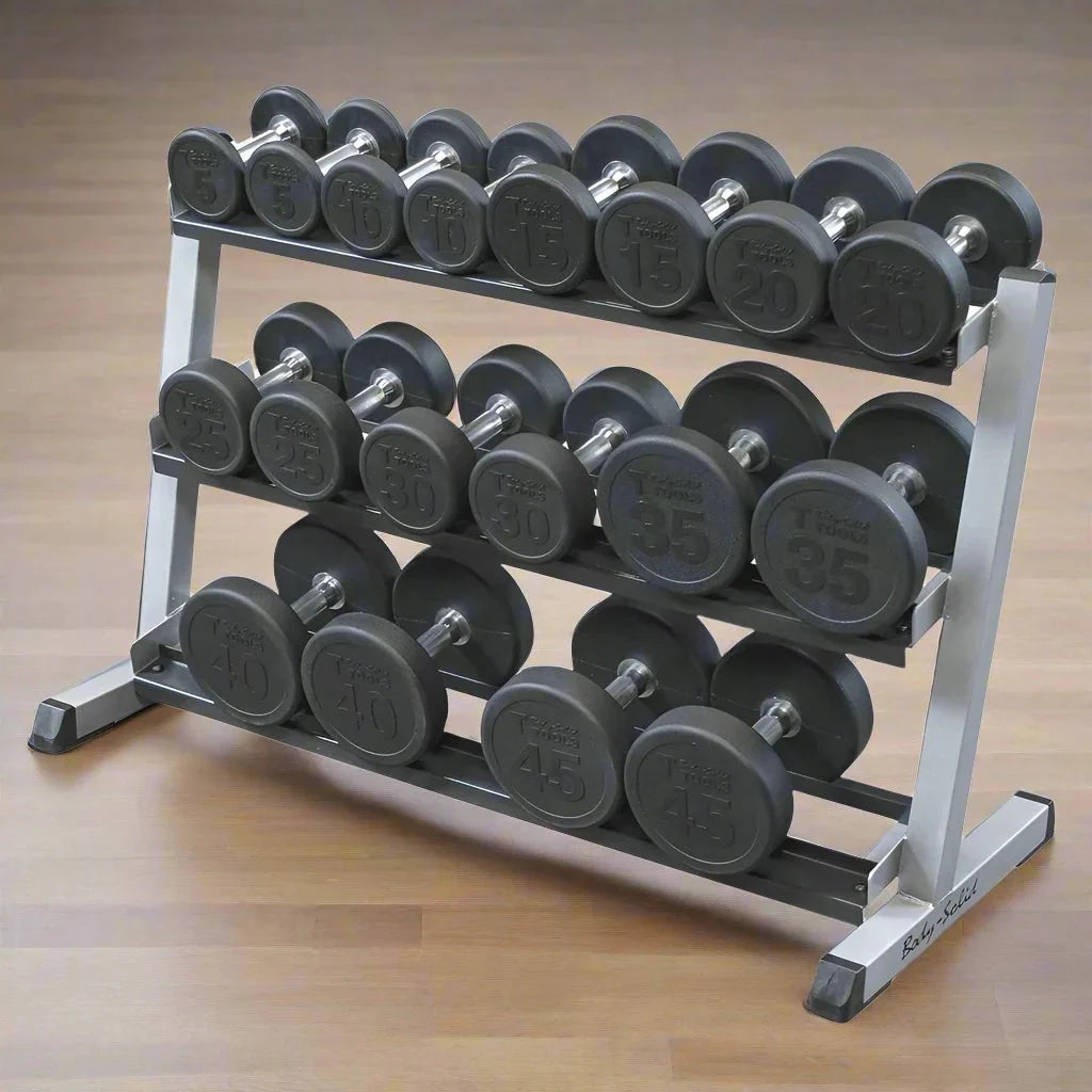 Look Alyfe Body Solid 3 Tier Dumbbell Rack - GDR48